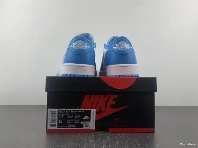 One Kick SB Nike 1 Low Jordan Air x UNC CJ7891-401 0703